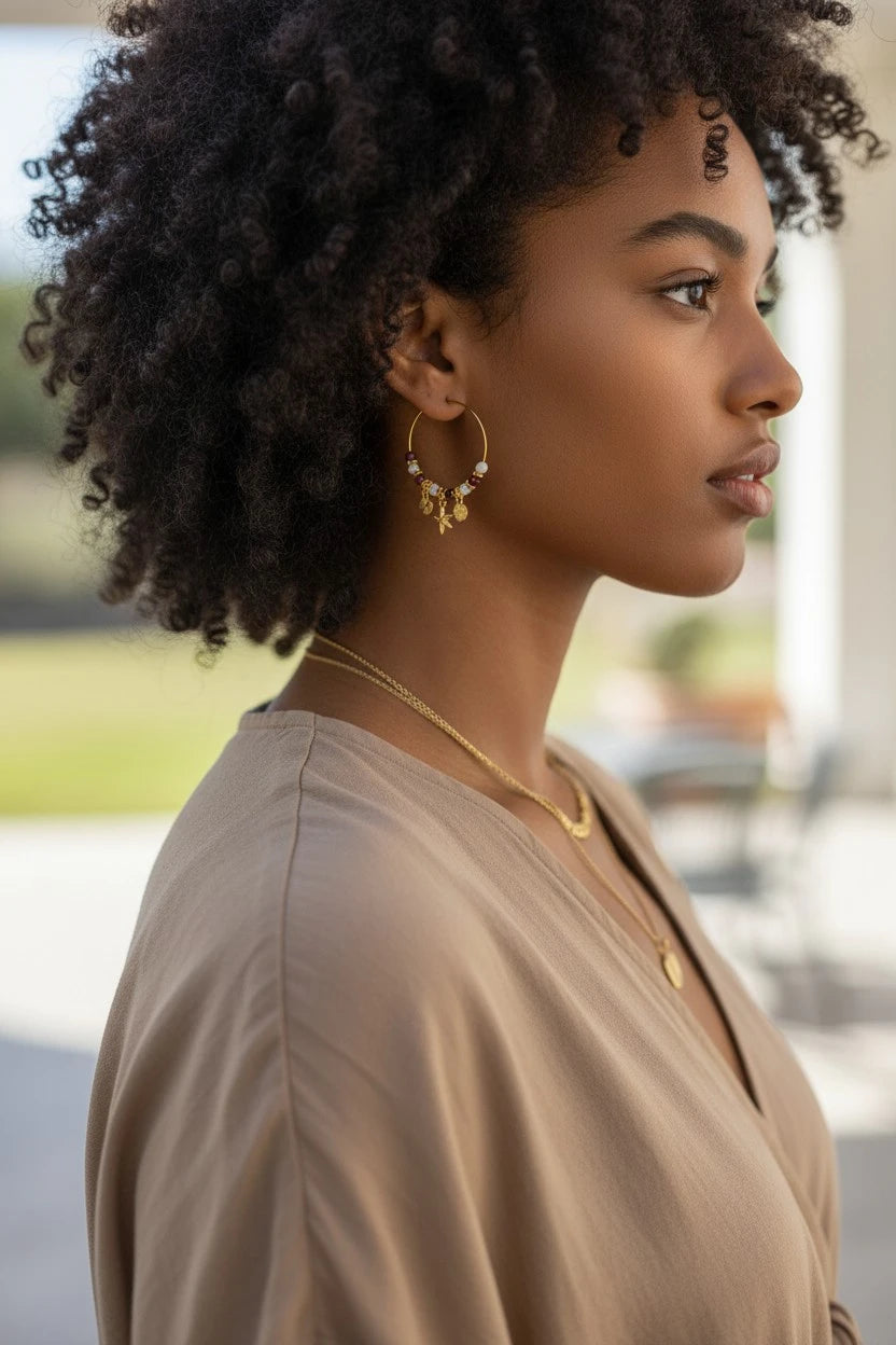 Boucle d'oreille SUERTE